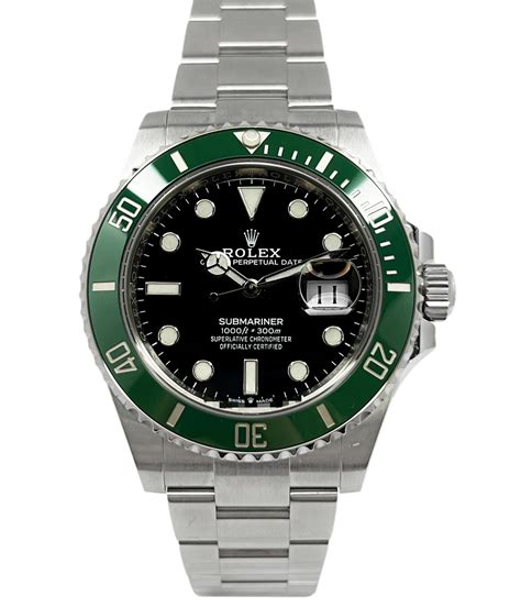 green dial submariner rolex|rolex submariner date 126610lv.